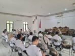 Rakor Lintas Sektor, Danramil Muara Uya-Jaro Tegaskan Komitmen Dukung Kondusivitas Wilayah